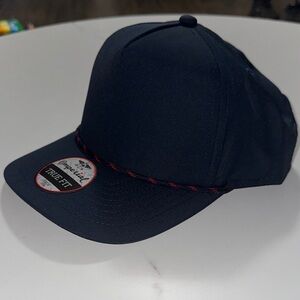 Imperial Navy Blue Cap with Red Trim